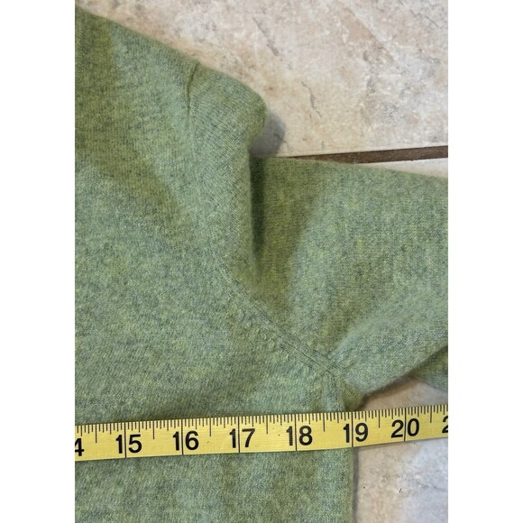 Talbots Women Size L Lambswool Angora Blend Cardigan Y2K Preppy Quiet Luxury - Picture 7 of 10